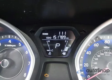 2013 Hyundai Elantra Limited from USA, damaged, VIN KMHDH4AE2DU765202